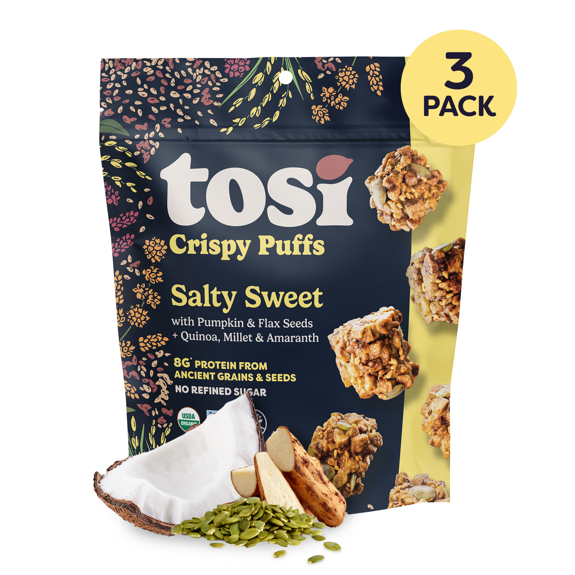 Crispy Puffs (4 pack) - Salty Sweet (Wholesale)